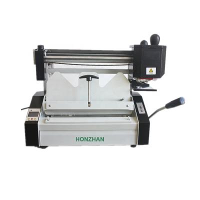 China 50-400g Manual Perfect A4 Hot Melt Glue Binding Machine For Soft Paper Book for sale