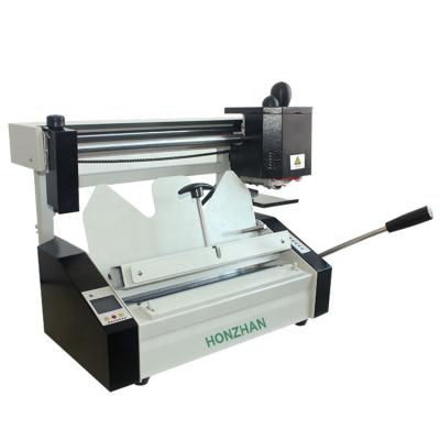 China 50-400g Cheap Manual Perfect Book Binding Machine , A3 Glue Binding Machine for sale