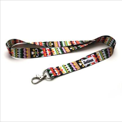 China Fashion Quality Polyester Eco-friendly Soft Material Webbing Strap Marine Lanyard for sale