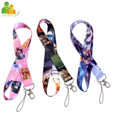 China Promotional Lanyard High Quality Heat Transferred Printed Nylon Lanyard Activity Christmas Custom Lanyard for sale