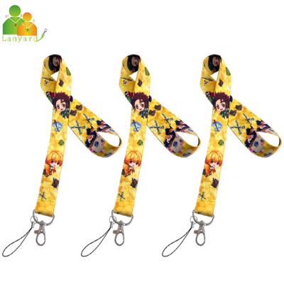 China Manufacturer lanyard promotional polyester customized lanyard phone id card holder company lanyard sell directly for sale