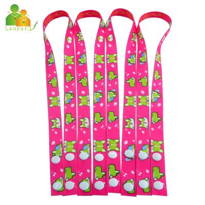 China Wholesale custom high quality cute face promotion lanyard factory cartoon masking lanyard polyester for sale