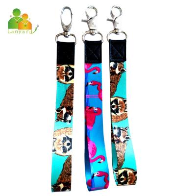 China Custom Custom Made Custom Logo Polyester Lanyard Key Chain Short Lanyards for sale