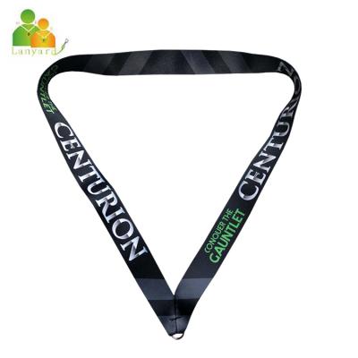 China For custom medal printing medal ribbon medal ribbon sublimation printing with your own design lanyard for sale