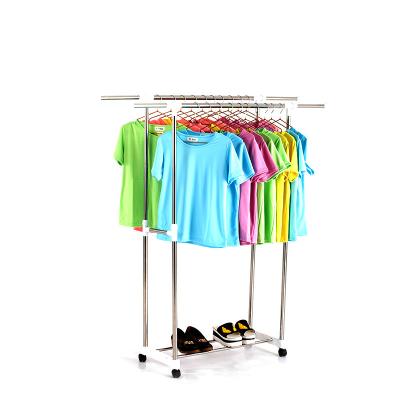 China Luxury hot sale double pole new product balcony mannequin extensional hanger drying rack for sale