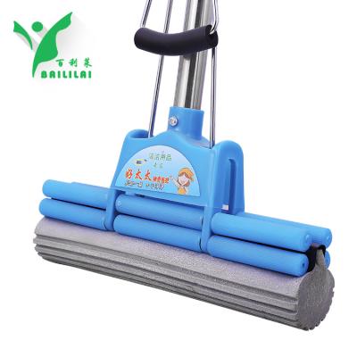 China Double Stocked Roller PVA Mop / Sponge Mop for sale