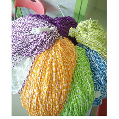 China Sustainable factory supplying hot selling 300D 576F microfiber spun yarn cotton for 360 mop heads for sale