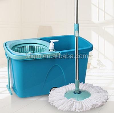 China Sustainable new design 360 multifunctional walkable easy broom with pull handle for sale