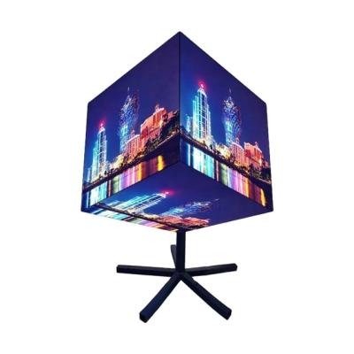 China Indoor 4G Wifi App Control Magic Led Screen P2.5 LED Advertising Sign Cube Full Color LED Display for sale