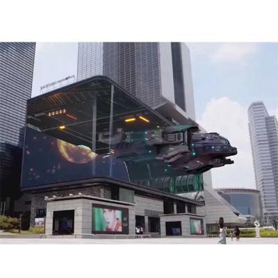 China P3 Outdoor Bare Eye 3d Digital Wall Billboard Sign Board Outdoor Signage Advertising Led Screen for sale