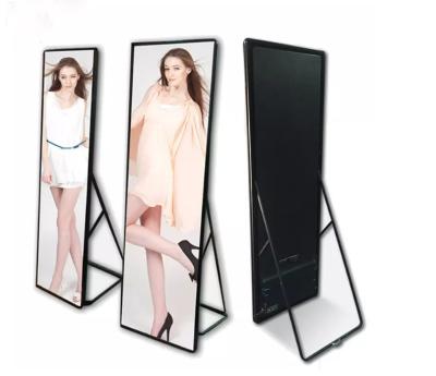 China High quality custom made P2 outdoor led poster display screen outdoor led poster display screen shopping mall led poster display screen for sale