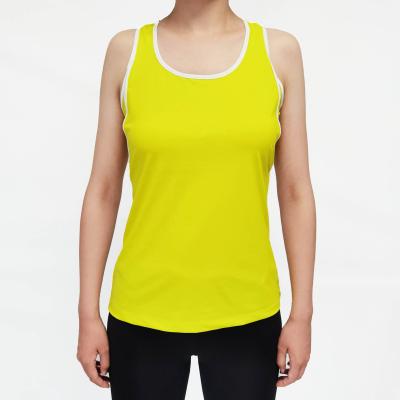 China 2021 new arrival AW21002 women yoga wear sports top tank running women sleeveless yoga tops clothes gym shirts quantity for sale