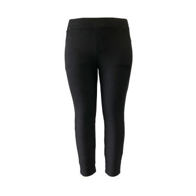 China Plus Size Plus Size Legging Arrival Black Pencil Pants Fabric 2021 Available New All Fitness Twill Knitting Hot Sale Women Ladies Flat for sale