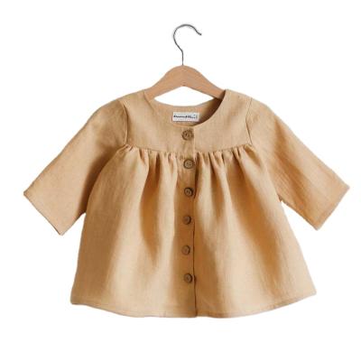 China Casual Custom Size High Quality Cotton Canvas Color 2 Piece Child Set Toddlers Girl Cardigan Set for sale