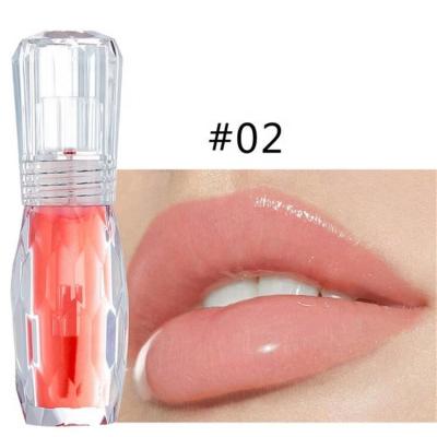 China Lady Makeup Long Lasting Sunscreen Lip Gloss Fashionable Clear Moisturizing Lip Dropper Lip Gloss For Girl for sale