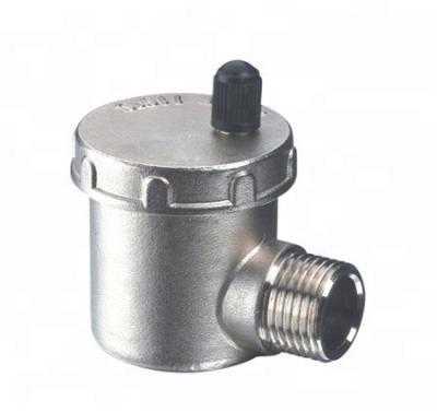 China General Cheap Cross Brass Auto Air Vent Pressure Relief Valve 10 Bar Nickel for sale