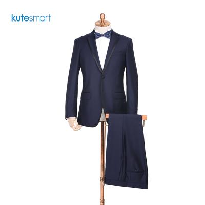 China Anti-wrinkle slim fit OEM ODM mens wedding suit 3 piece mens suit tuxedo suit blazer for sale