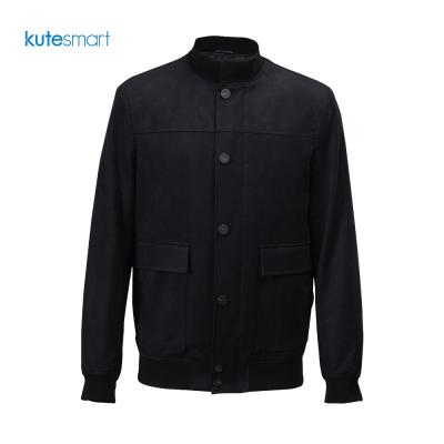 China Large Collar QUICK DRY Jacket Stand Pockets Button Closure Mens High Quality Jacket for sale