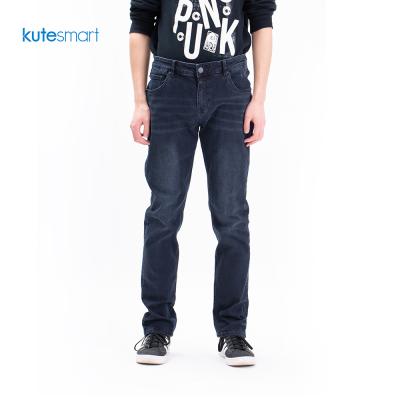 China Kutesmart Breathable Style China Latest Straight Regular Mens Biker Long Loose Fashion Standards Jeans Ripped Skinny for sale