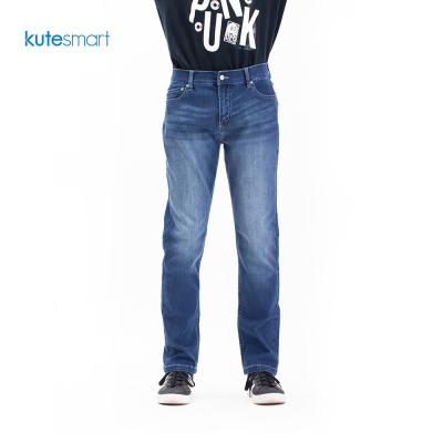 China Kutesmart New Style Slim Fit Men's Jeans Clothing Latest Straight Regular Jacket Pants Breathable Denim for sale