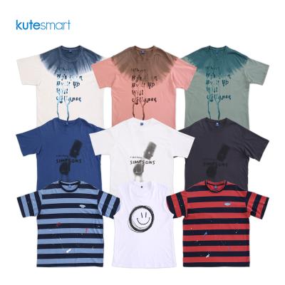 China Kutesmart Breathable Plus Size Summer Wholesale White Formal Cotton Printed Dress Short Sleeve Fashion T-shirt for sale