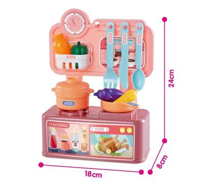 China Safety Toys 2023 Hot Sale Educational Pretend Play Mini Kitchen Set Toys For Toddlers for sale