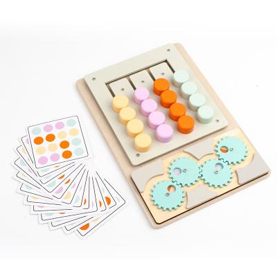 China Early Education Wooden Montessori Abacus Kindergarten Counting Early Educational Calculator Kids Toys Children Hand-Eye Coordination Set for sale