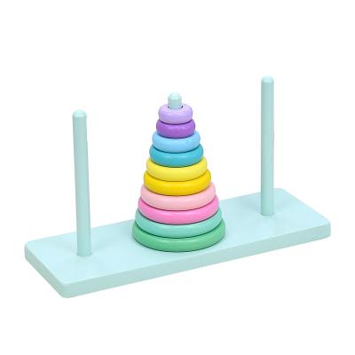 China 0-36M Montessori 3 In 1 Column Early Educational Stacking Game Toys For Children for sale