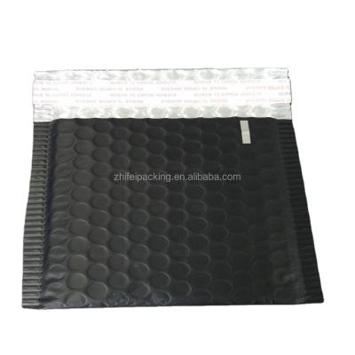 China Impact Resistance Thermal Insulation Promotion Matte Black Aluminum Foil Bubble Wrap Bubble Mailer for sale