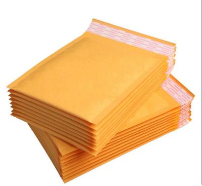 China Eco - Friendly Shock Resistance Air Bubble Padded Kraft Paper Mailer Envelope Bag for sale