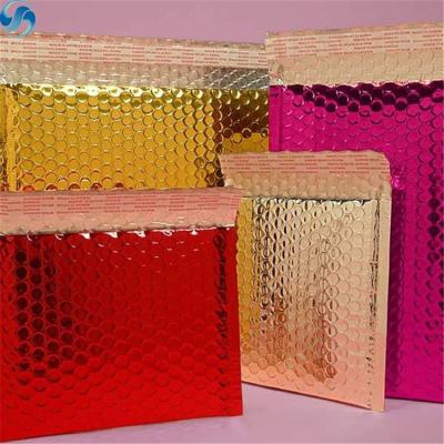 China Waterproof Colored Laser Aluminized Film Bubble Wrap for sale