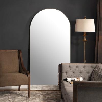 China Modern European Full Body Extra Large Arch Full Body Length Floor Mirror for sale