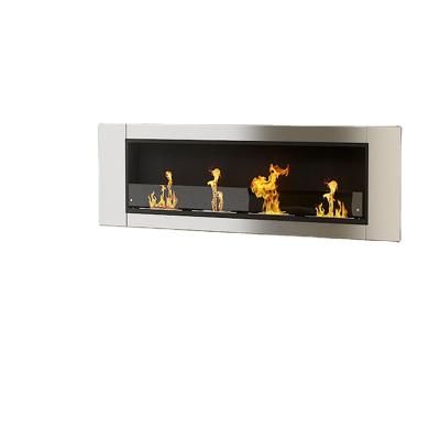 China FD30F EUROPEAN FD30F Bio Ethanol Fireplace 4x1.5L Modern Wall Mounted Stainless Steel Fireplace with Ethanol Burner for sale