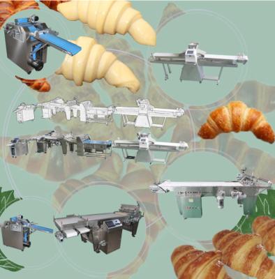 China Hotels Factory Price Newly Industrial Full Multifunctional Automatic Commercial 7 Day Croissant Production Line for sale