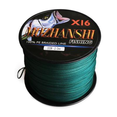 China MOZHANSHI 16 Float Cue Beaches 100M-2000M Super Strong 0.16MM-2.5MM 100% PE Multifilament Braided Fishing Lines for sale