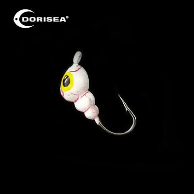 China DORISEA Lead Ice Jig Hook 10# 12# 14# 6pcs/pack 18pcs/box for sale