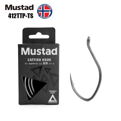 China NEW original Mustad Norway hook super power Ultrapoint triangle point hook, 5/0-9/0#, 412TTP-TS 5/0-9/0 for sale