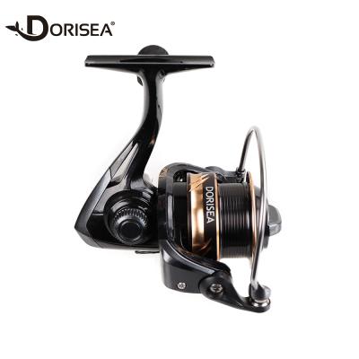 China DORISEA Remote Possibility Metallic Reel 8KG Max Drag 8BB 2000-5000 Reel Spinning CNC Shallow Cattle Wheel AF2000b-5000b for sale