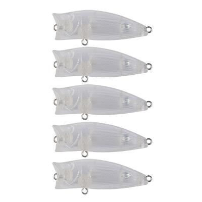 China DORISEA G28 4.5cm Unpainted White 5.6g Bait Lure Minnow Hard Artificial Snap VIB Crankbait G28 for sale