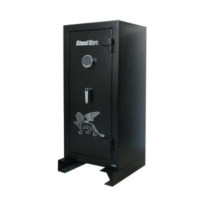 China High quality and durable low carbon alloy steel gun safe box with fireproof single door safe and gun cabinet for gun and rifles wholesale for sale