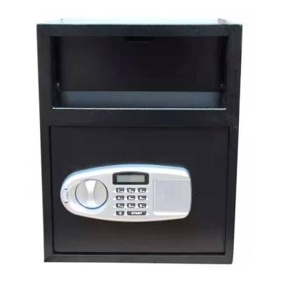 China Safe Deposit Cash Drop Low Carbon Steel Recessed Safe Box With Electronic Lock for sale