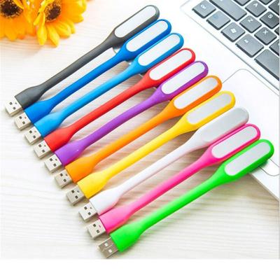 China USB Piug in Promotional Gift Mini Flexible Portable USB LED Colorful Night Light for Power Bank for Laptop LED Lamp for sale