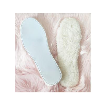 China PREMIUM Thick GENUINE LEATHER Sheepskin Wool Fur Fleece Insoles for sale