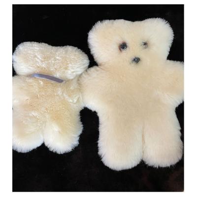 China Super Plush 100% Soft And Perfectly Cuddly Australian Sheepskin Bear for sale