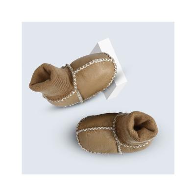 China Lightweight Warm Soft Sheepskin Baby Boots for sale