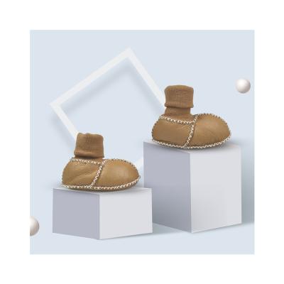 China Real Sheepskin Lightweight Baby Pre-Walk Real Sheepskin Boots for sale