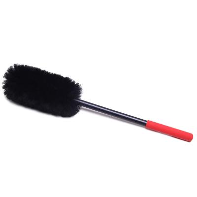 China Super Soft Wool Sheepskin Car Detailing Wheel Wash Brush for sale