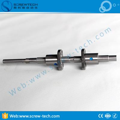 China GCR15 or stainless steel right and left hand ball screw for CNC machine with GQ 0802 ball screw for sale