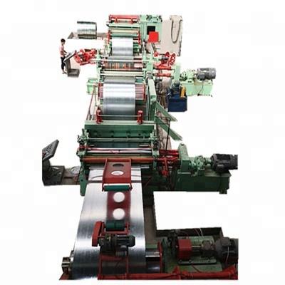 China Slitting CR HR HR GL AL Metal Steel Coil Of Steel Sheet SS Slitting Line Shearing Machine Equipment Longitudinal Cut Recoil Device Slitter for sale