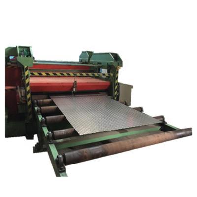 China Steel Metal Plate Professional Customized Checkered Embossing Machine for sale